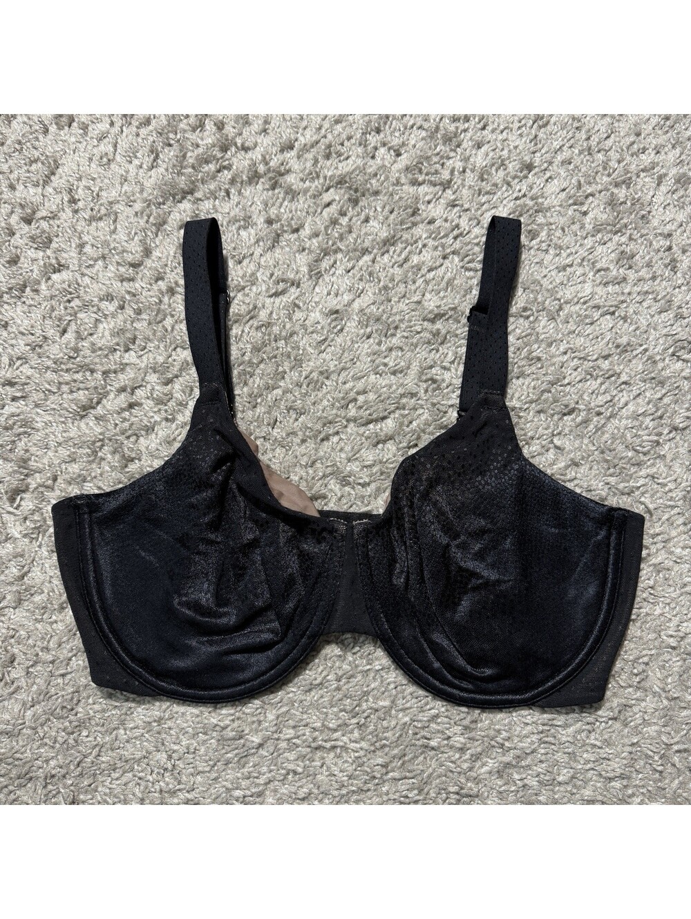Wacoal Back Appeal Underwire Bra 855303 Black Size 36DDD